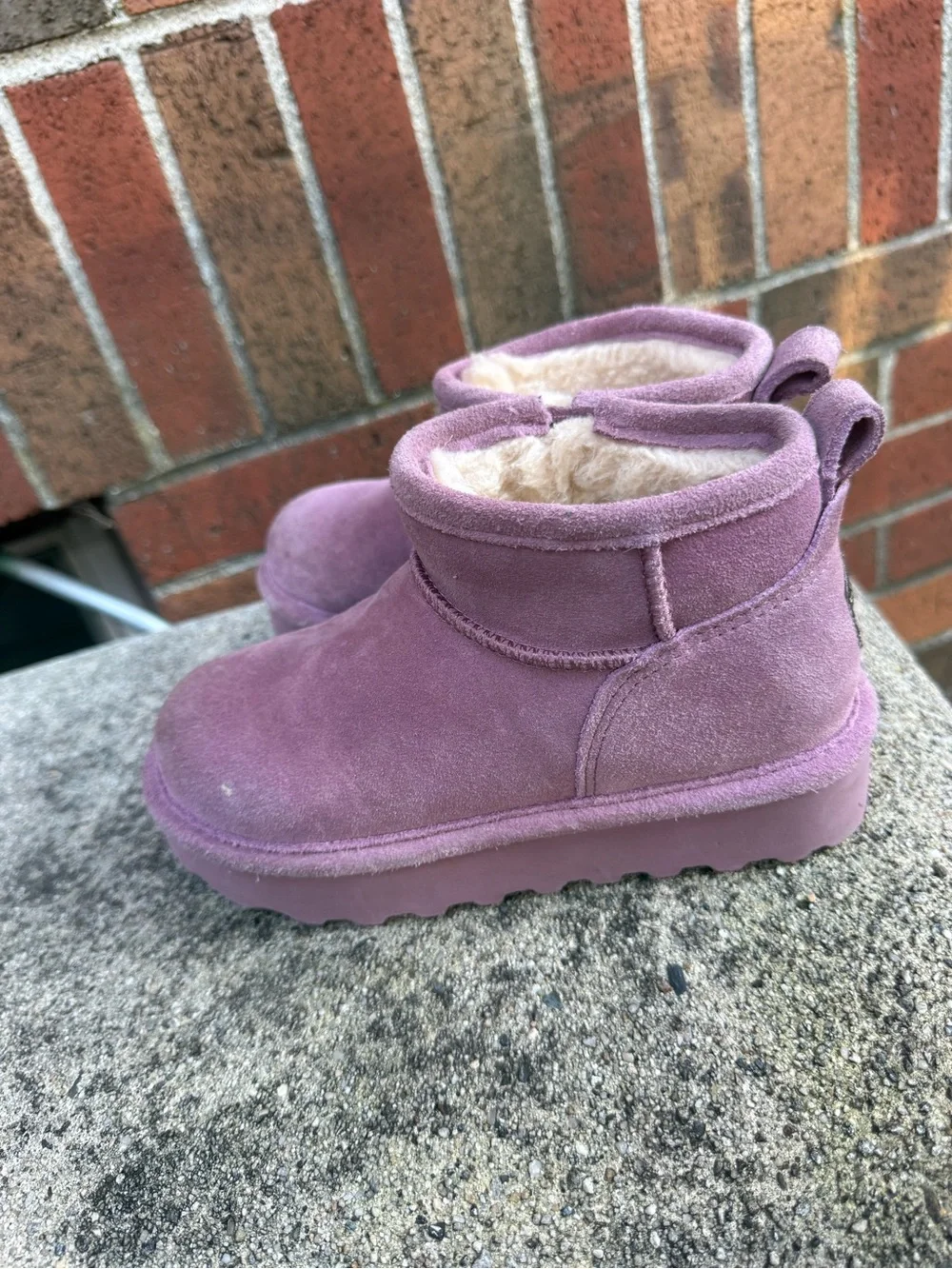BearPaw #purpleboots wool normal